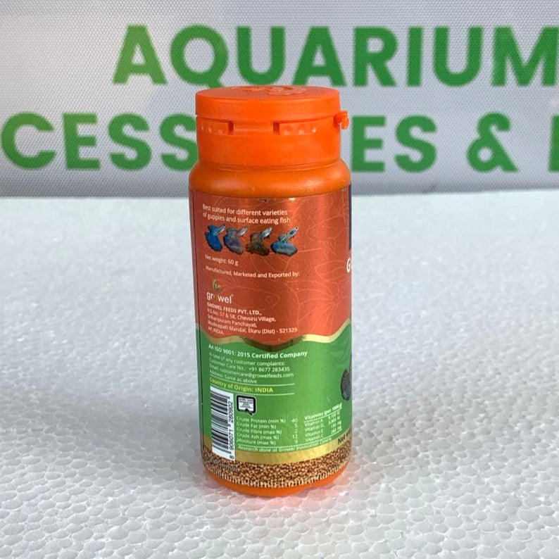Intan Guppy Pellets 60 grams fish food from Growel Feeds - 4