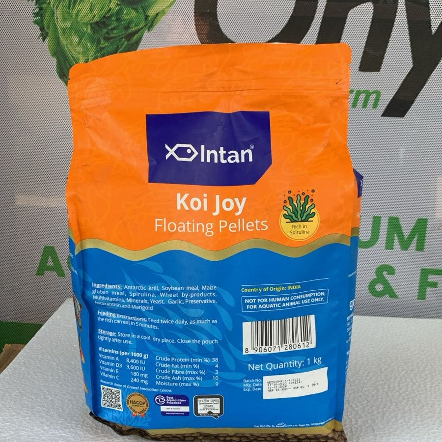 Intan Koi Joy Pellets 1 kg pack from Growel Feeds - 2