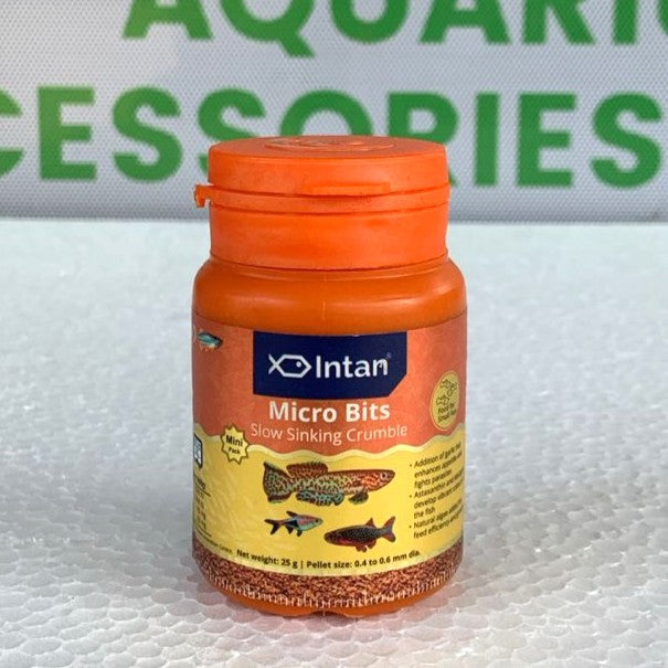 Intan Micro bits 25 grams from Growel Fish Feeds - 4