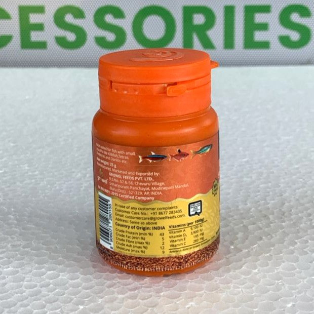 Intan Micro bits 25 grams from Growel Fish Feeds - 3