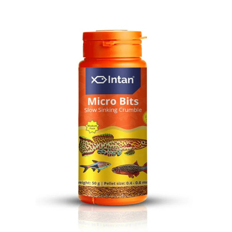 Intan Micro bits 50 grams from Growel Fish Feeds