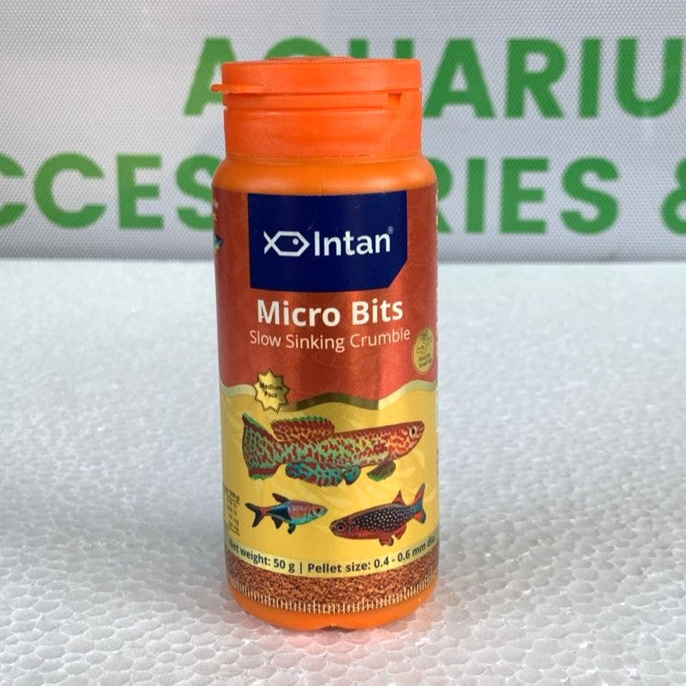 Intan Micro bits 50 grams from Growel Fish Feeds - 4