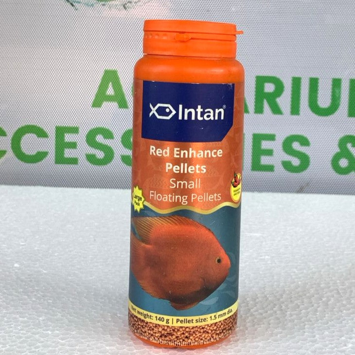 Intan Red Enhance 1.5 mm small Pellets 140 gram bottle - 5