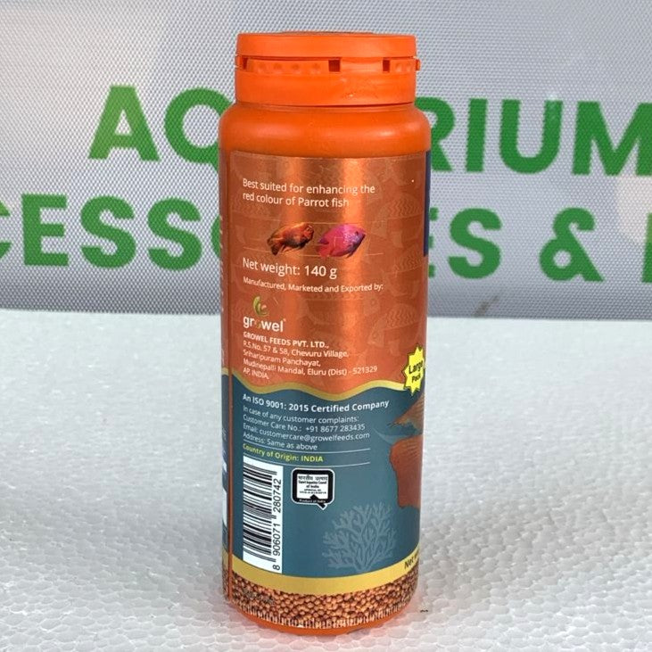 Intan Red Enhance 1.5 mm small Pellets 140 gram bottle - 4