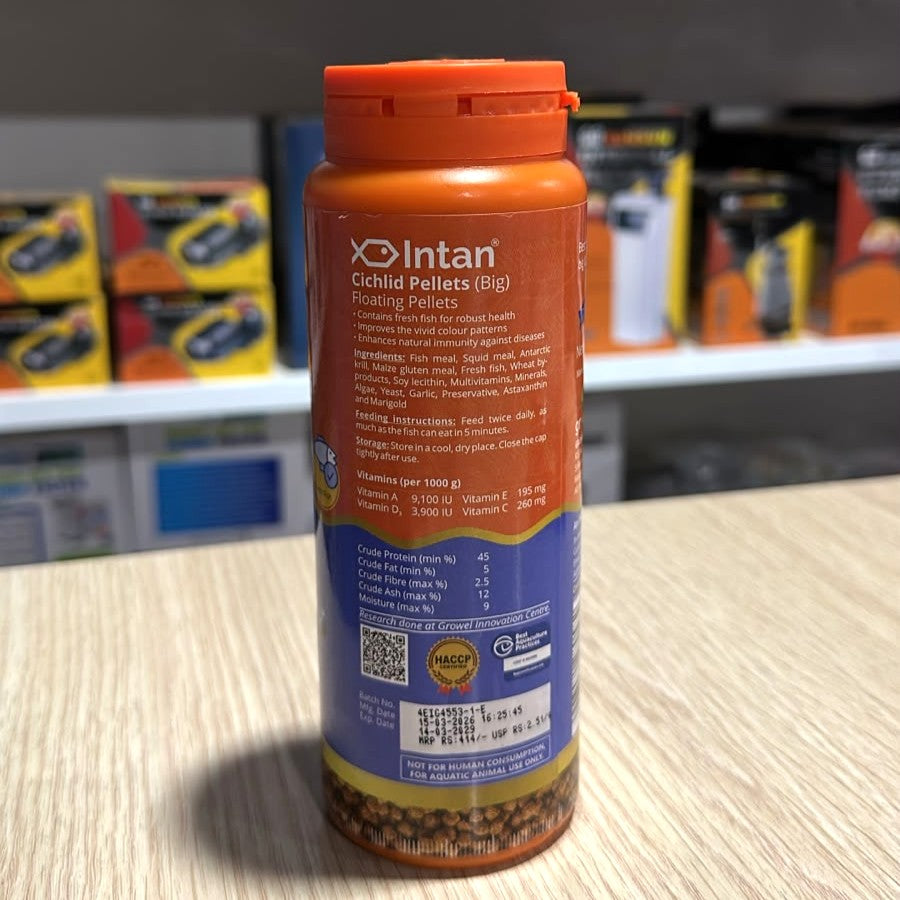 Intan Cichlid Pellets (Big 3mm Floating) - 165g