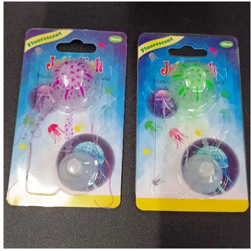 Jelly Fish Umbrella Mini Size for Aquarium Decoration - 3