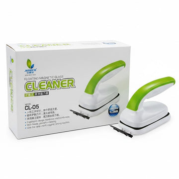 Jeneca CL-05 Floating Magnetic Glass Cleaner with Scraper – 2-in-1 Algae Remover
