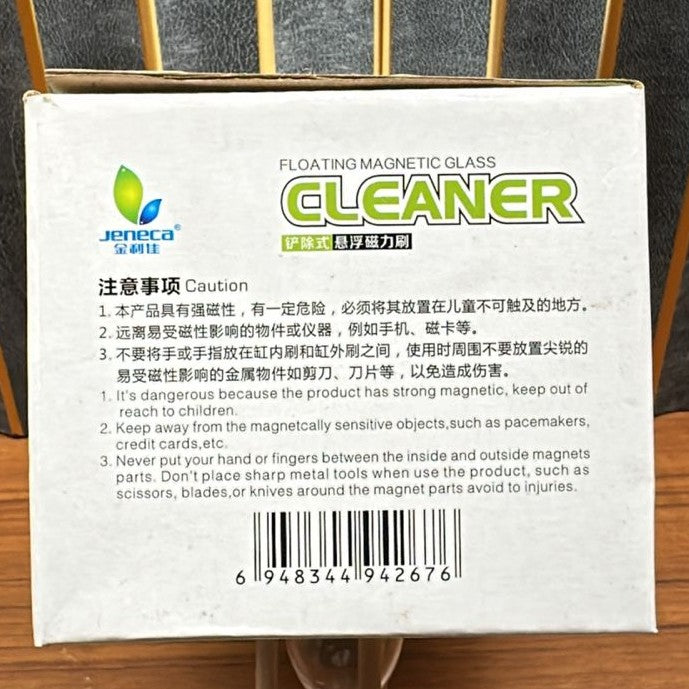 Jeneca CL-07 Floating Magnetic Glass Cleaner with Scraper up to 10mm Glass - 4