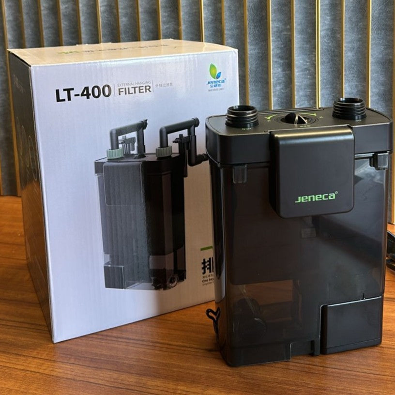 Jeneca LT-400 Hang-On Canister Filter (5W) – 300L/H External Filter with Surface Skimmer - 2