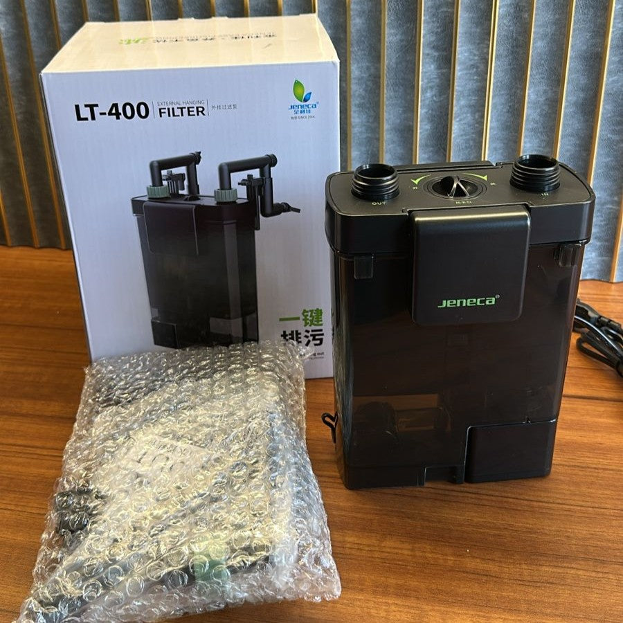 Jeneca LT-400 Hang-On Canister Filter (5W) – 300L/H External Filter with Surface Skimmer - 4