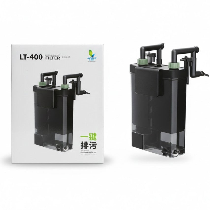 Jeneca LT-400 Hang-On Canister Filter (5W) – 300L/H External Filter with Surface Skimmer