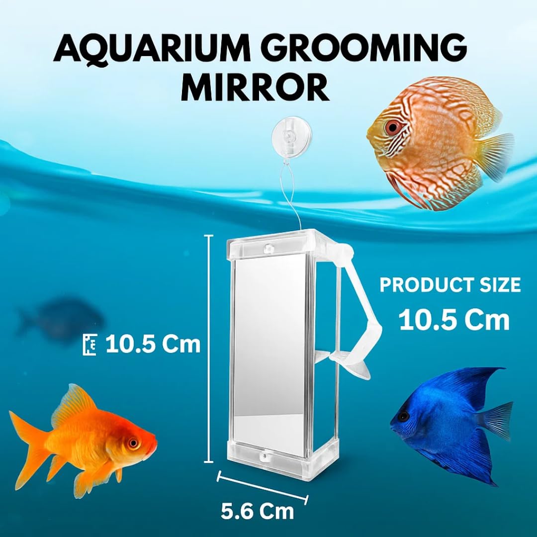 Jeneca DYJ-10 360° Aquarium Fish Grooming & Training Mirror