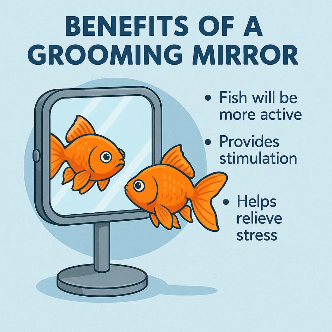 Jeneca DYJ-10 360° Aquarium Fish Grooming & Training Mirror