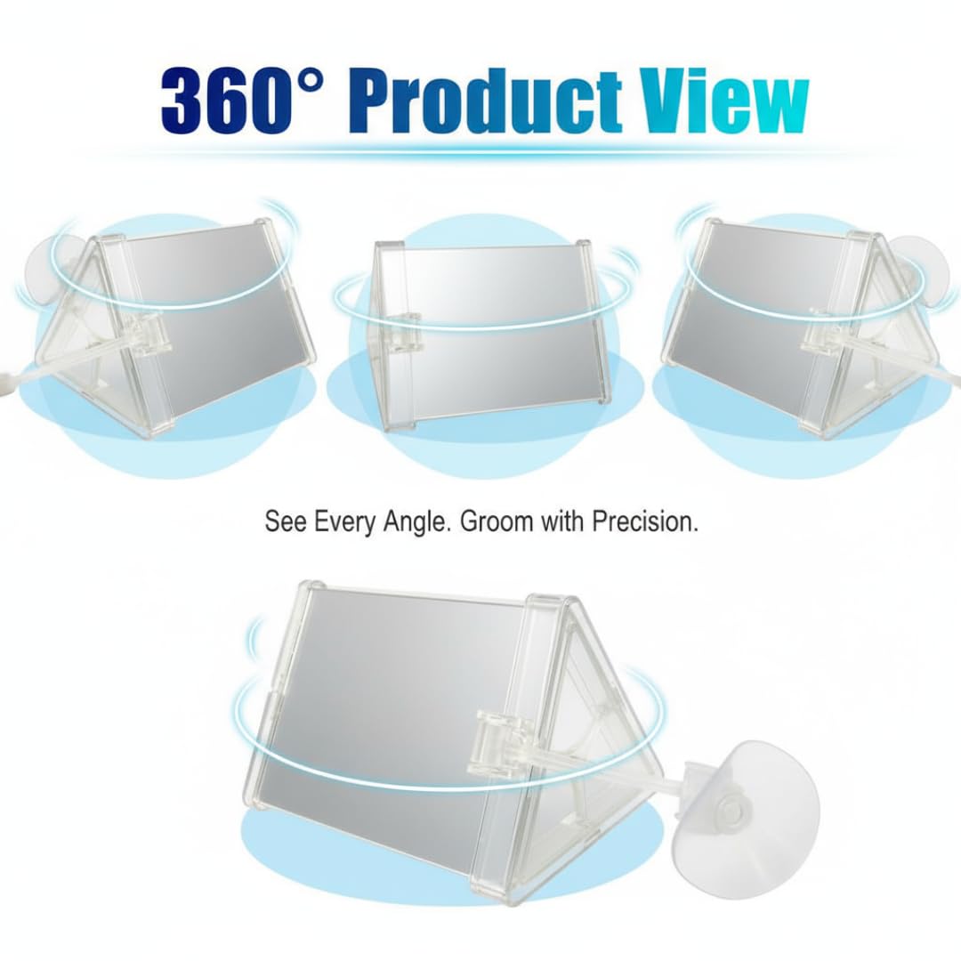 Jeneca DYJ-10 360° Aquarium Fish Grooming & Training Mirror