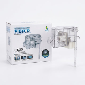 Jeneca YL-3 Round Bowl Top Aquarium Filter (4W) – 3-in-1 Filtration System