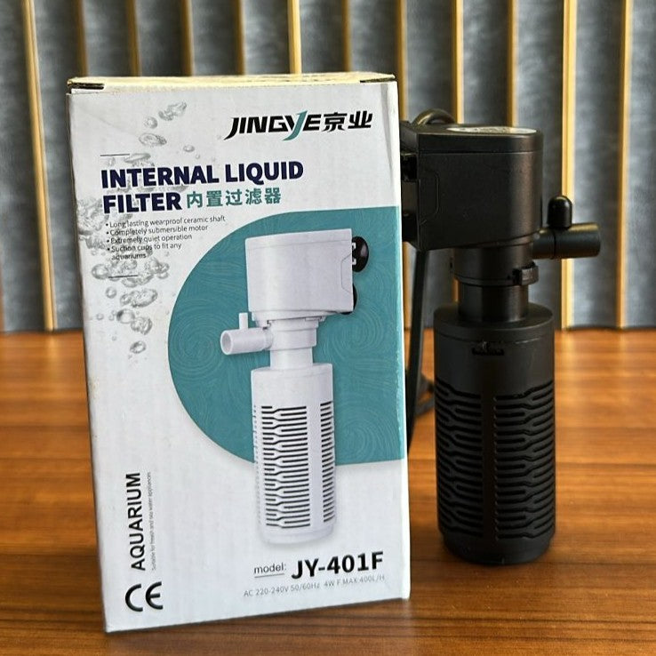 Jingye JY-401F Aquarium Internal Filter (4W) – 400L/H Power Filter - 4