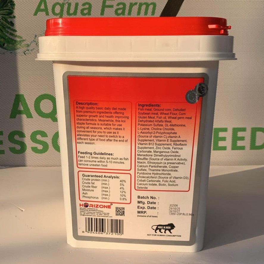 Horizone Jumbo Koi Staples 1.5 kg Floating Food & Color Enhancer - 3