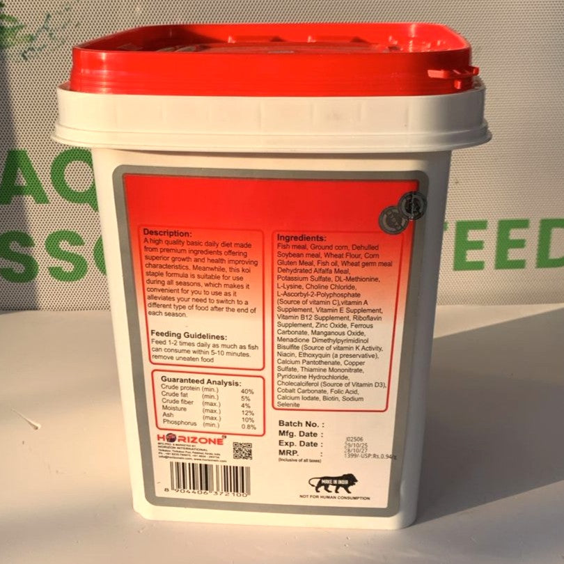 Horizone Jumbo Koi Staples 1.5 kg Floating Food & Color Enhancer