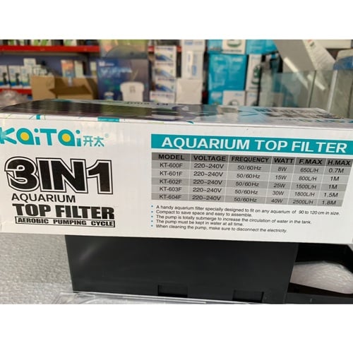 Koi Toi KT600F 3 in 1 Aquarium Top Filter 8 W - 4