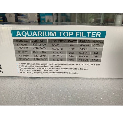 Koi Toi KT602F 3 in 1 Aquarium Top Filter 25 W - 5