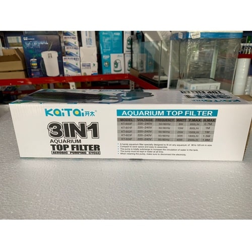Koi Toi KT602F 3 in 1 Aquarium Top Filter 25 W - 6