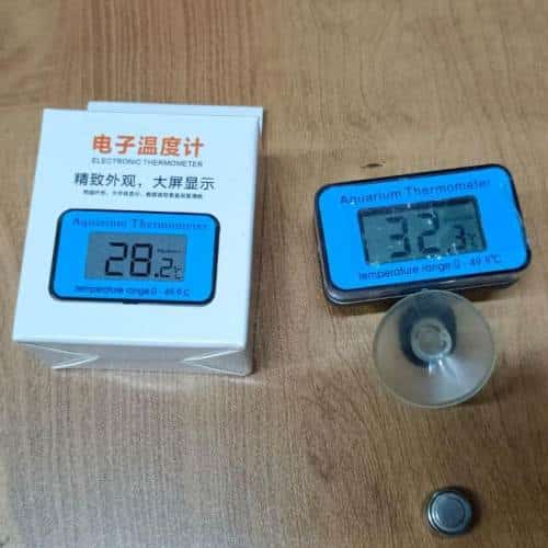 LCD Aquarium Thermometer with Suction Cup Waterproof - 5