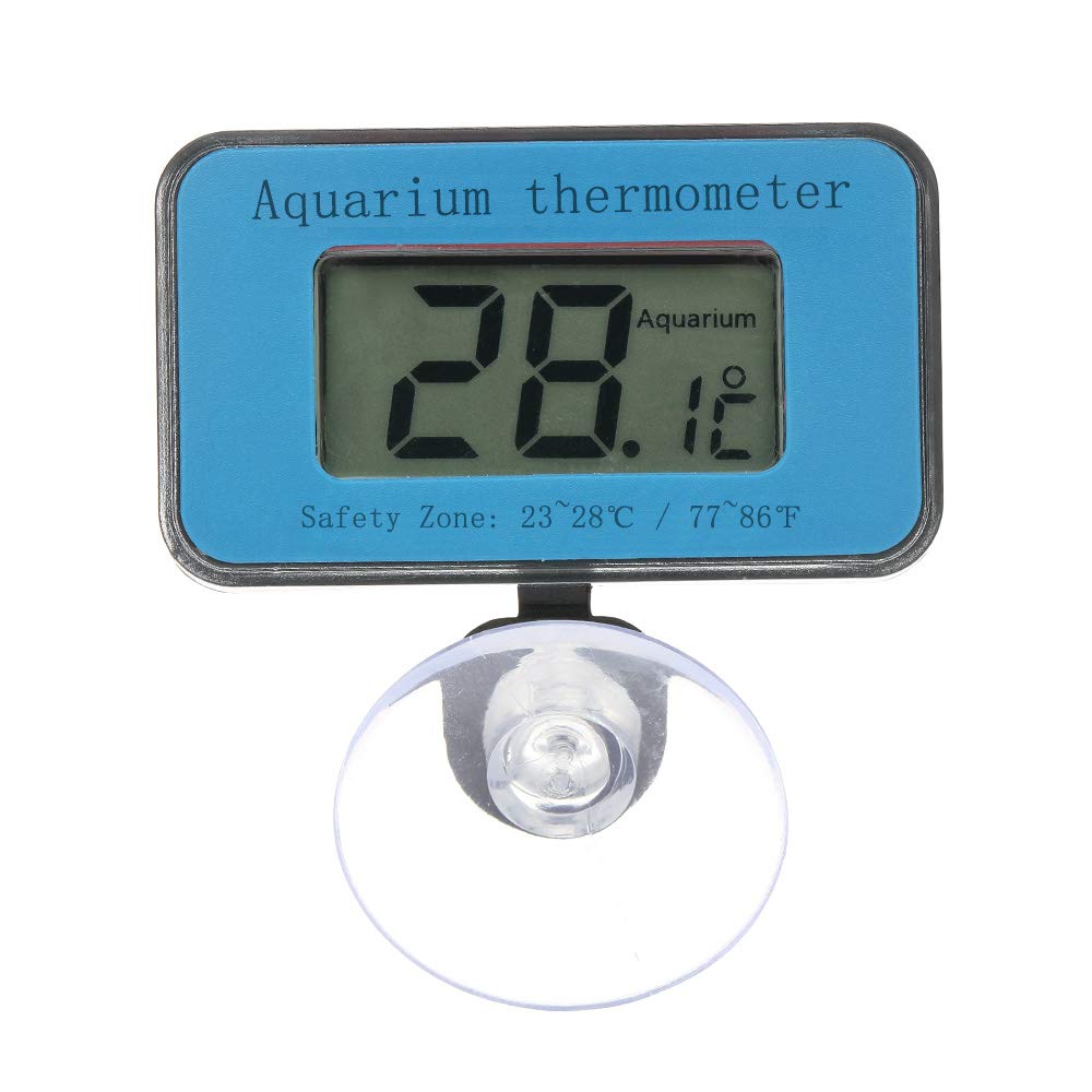 LCD Aquarium Thermometer with Suction Cup Waterproof