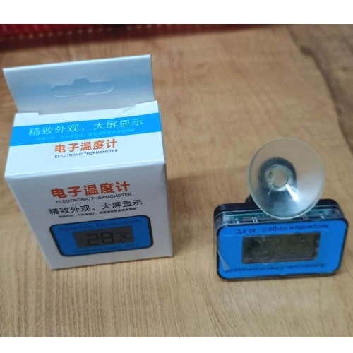 LCD Aquarium Thermometer with Suction Cup Waterproof - 4