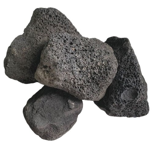 Lava Rock Black -Volcanic Stones Decorative Rocks  for Aquarium Landscape