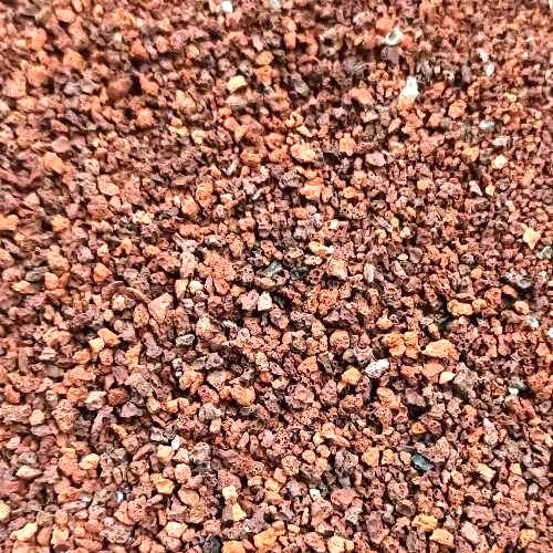Lava Sand 1 mm size Red Color 500 gram for Aquarium - 2