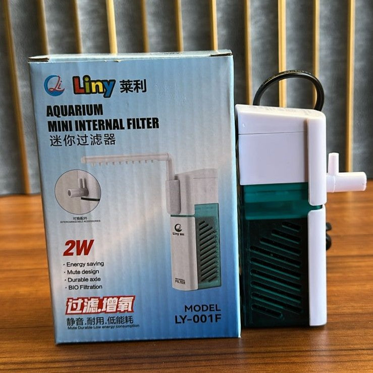 Liny LY-001F Aquarium Mini Internal Filter 2 watts - 4