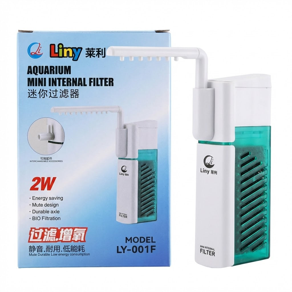 Liny LY-001F Aquarium Mini Internal Filter 2 watts