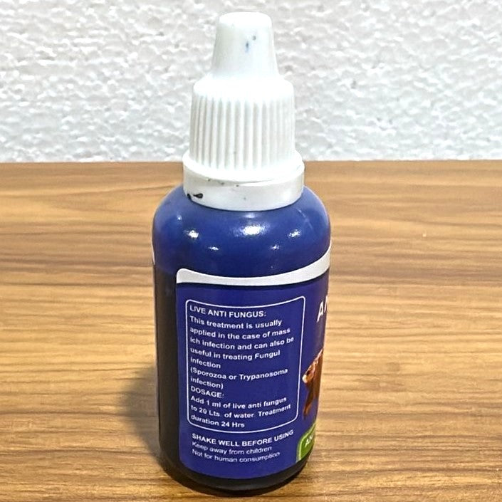 Live Anti Fungus Fish Medicine 30 ml Bottle