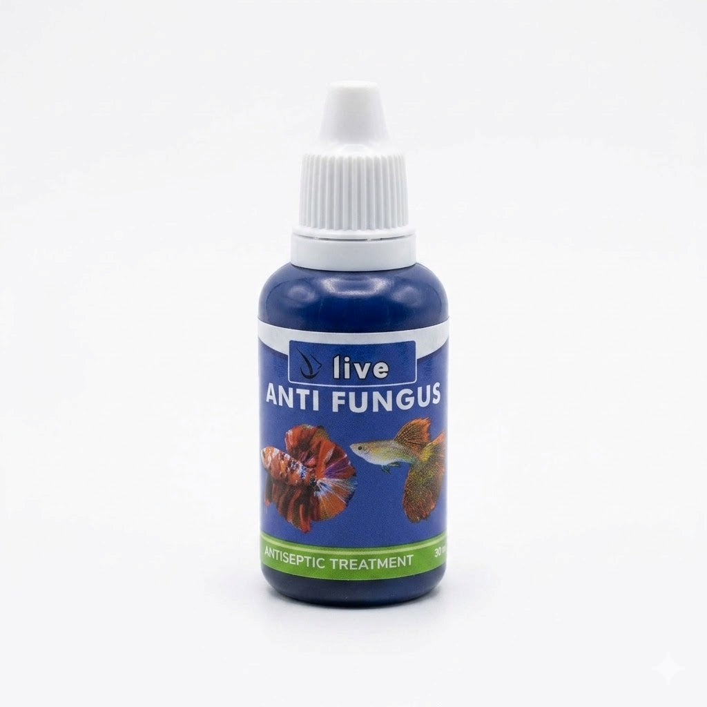 Live Anti Fungus Fish Medicine 30 ml Bottle