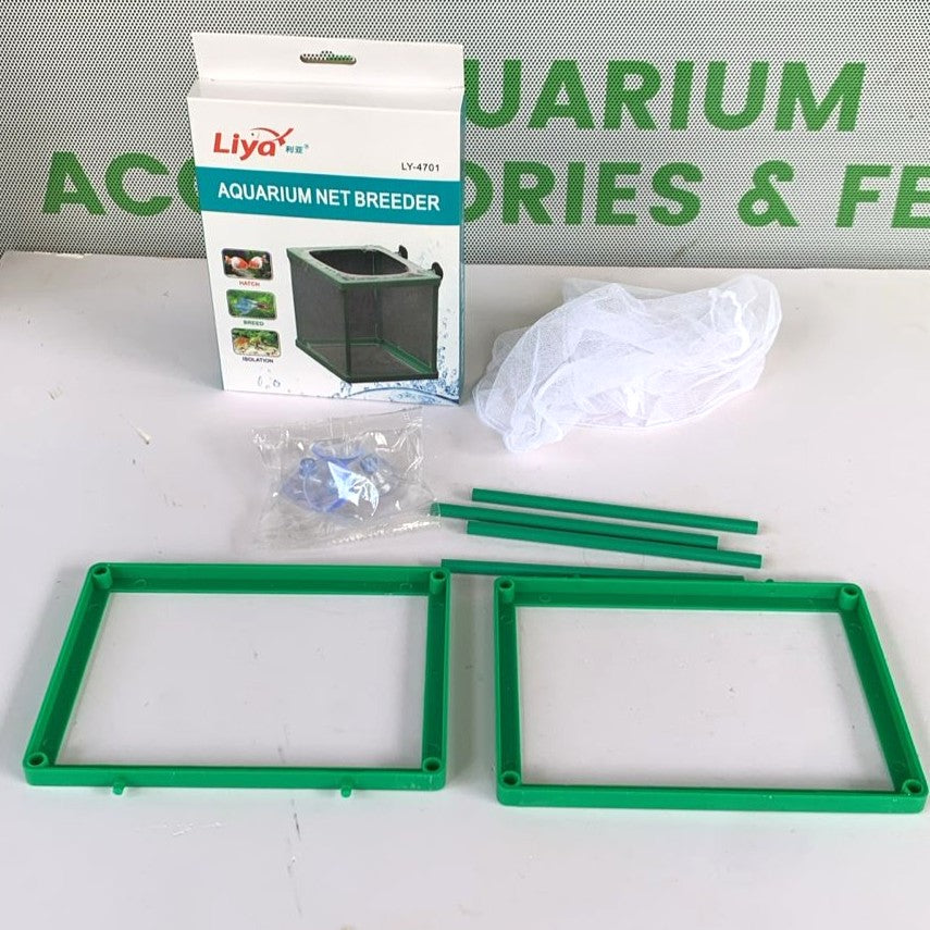 Liya LY-4701 Aquarium Net Breeder (17x13x15cm) - Safe Nursery & Isolation Box - 4