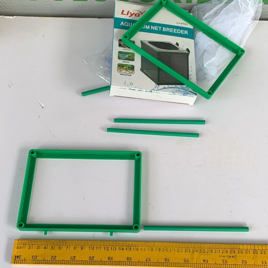 Liya LY-4701 Aquarium Net Breeder (17x13x15cm) - Safe Nursery & Isolation Box - 5