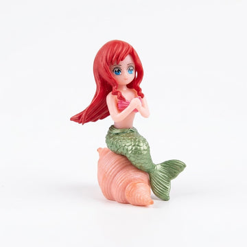 Miniature Mermaid Cute Resin Toy for Aquarium Fish Tank Decoration (Assorted)