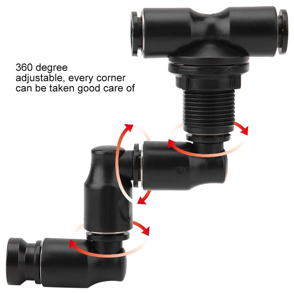 1-Way 360° Adjustable Misting Nozzle for Rainforest Tanks