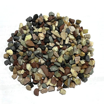 Natural Mix Stone Chips Aquarium Gravel (1 kg) – Multicolored Aquascape Substrate