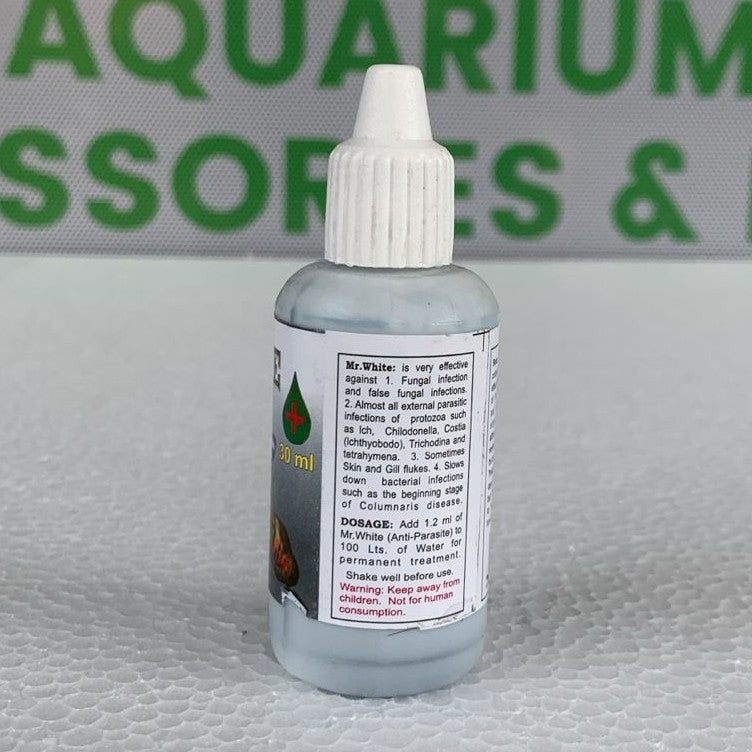 Mr White For Parasite 30 ml Medicine For Aquarium Fishes - 3