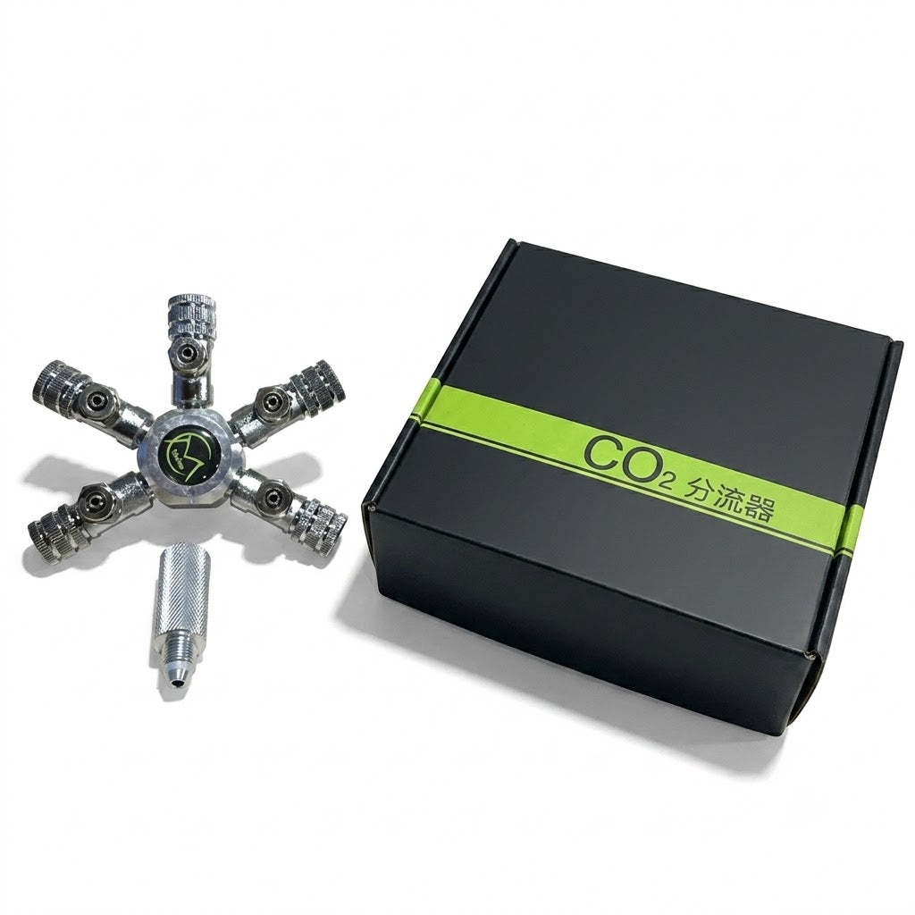 Mufan 5-Way CO2 Splitter Valve Distributor – Precision Control for Multiple Aquariums