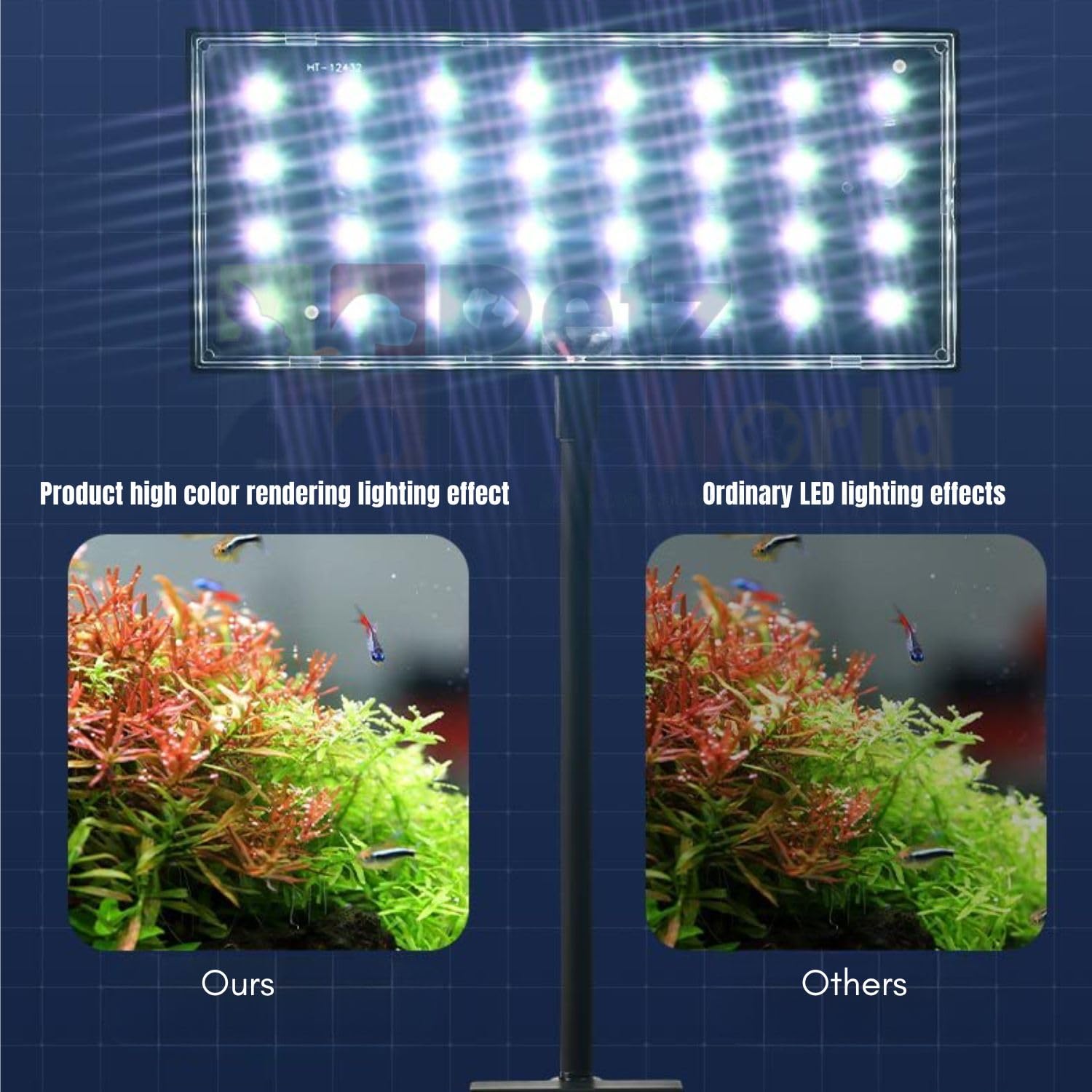 Neo Helios Flat Nano S3 Pro+ 13W Full Spectrum 10000K LED Light for Planted Aquarium - 7