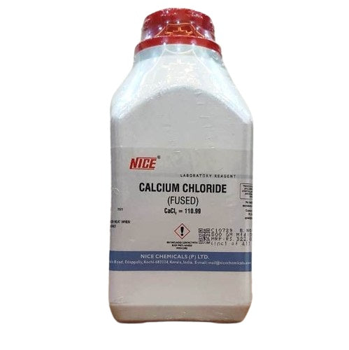 Nice Calcium Chloride CaCl2 (Fused) 500 grams Bottle