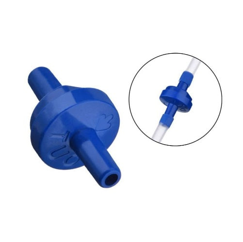 Non-Return Valve Plastic for Aquarium Air Pump Blue color