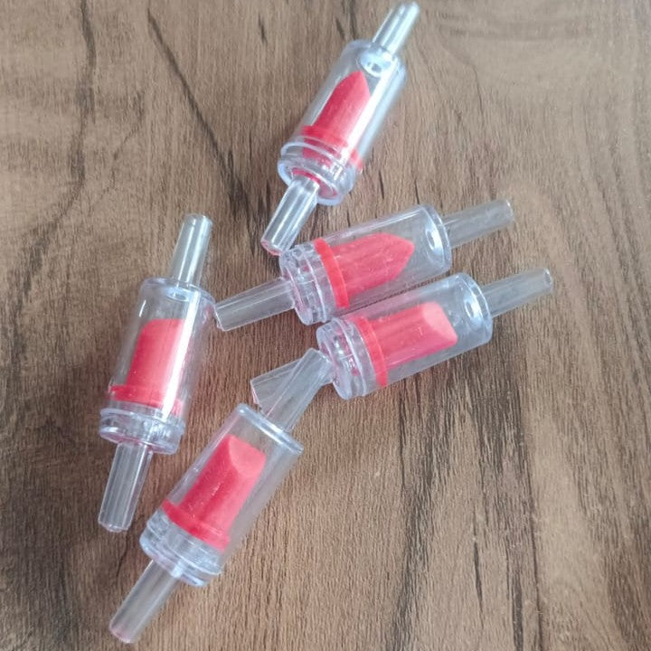 Non-Return Valve Plastic for Aquarium Air Pump Red color - 2