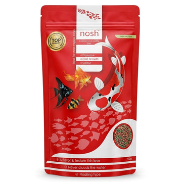 Nosh Daily Diet Tropical Fish Food (200g) – Floating Pellets for Fast Growth