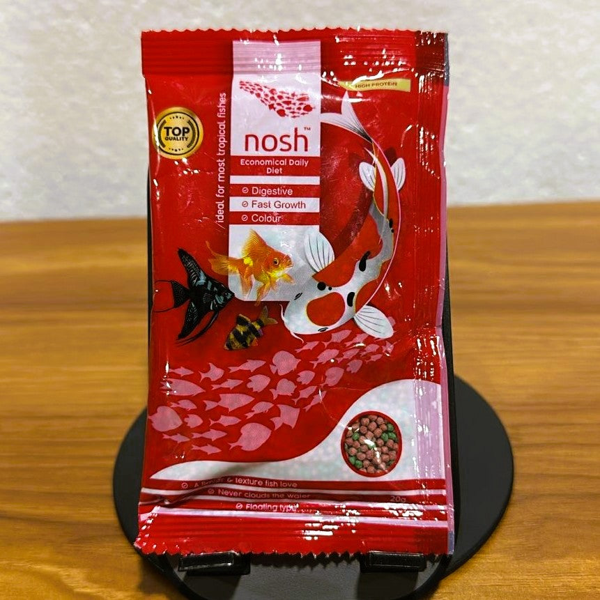Nosh Daily Diet Tropical Fish Food (20g) – Floating Pellets for Fast Growth