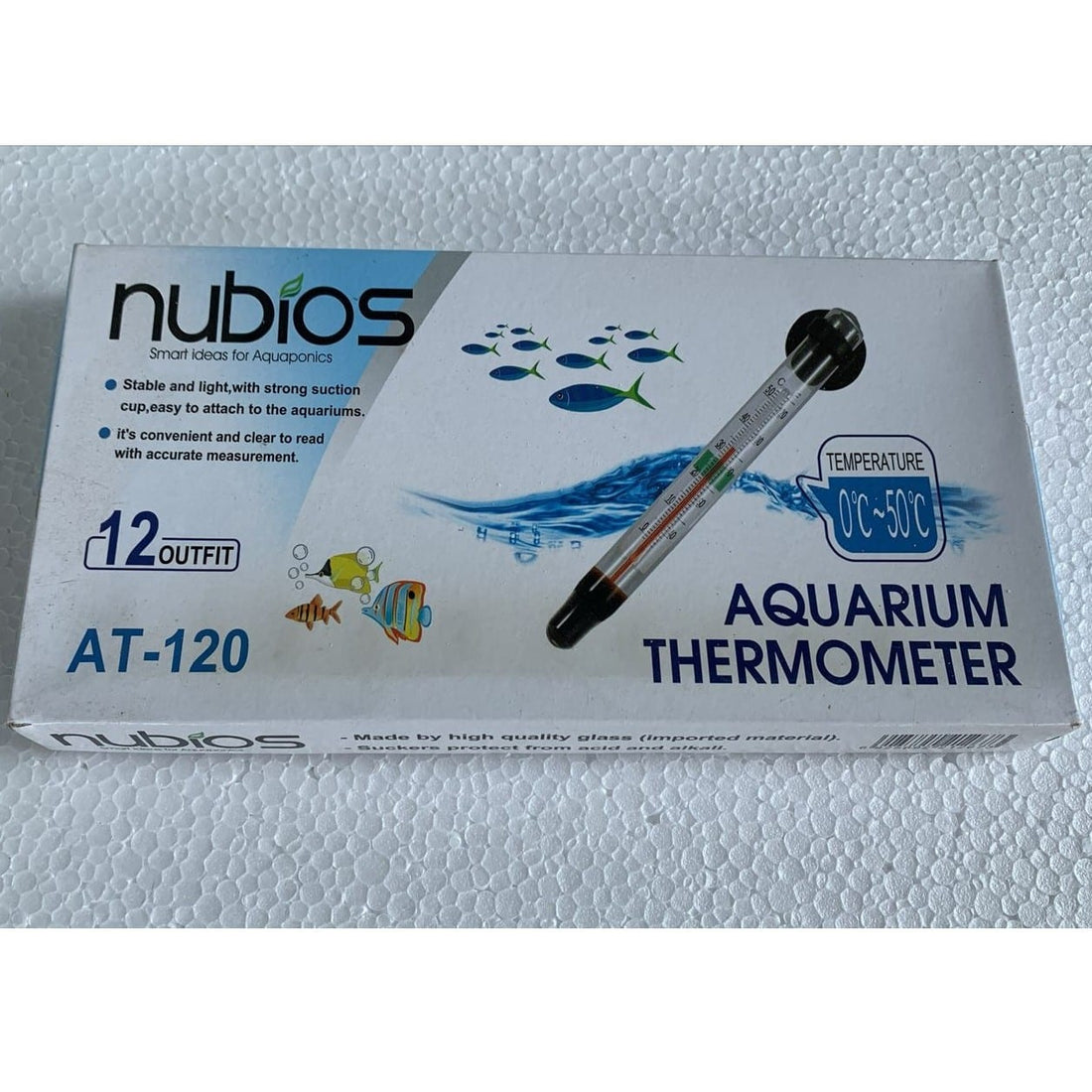 Nubios AT-120 Aquarium Thermo meter Indicator 1 pc