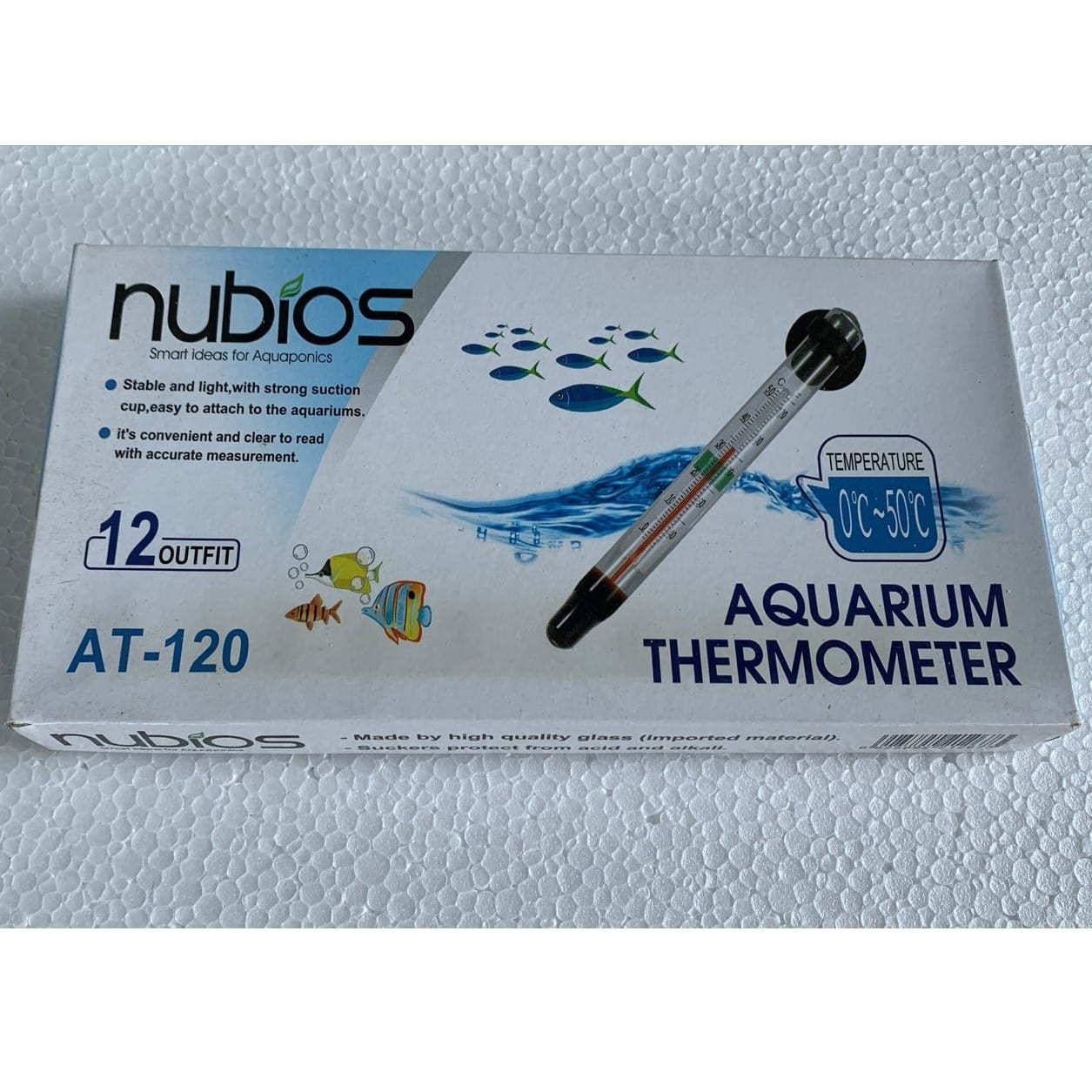 Nubios AT-120 Aquarium Thermo meter Indicator 1 pc - 2