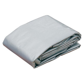 9 x 6 meter 350 GSM Rectangular PVC Coated Nylon Grey color Sheet for Fish Pond
